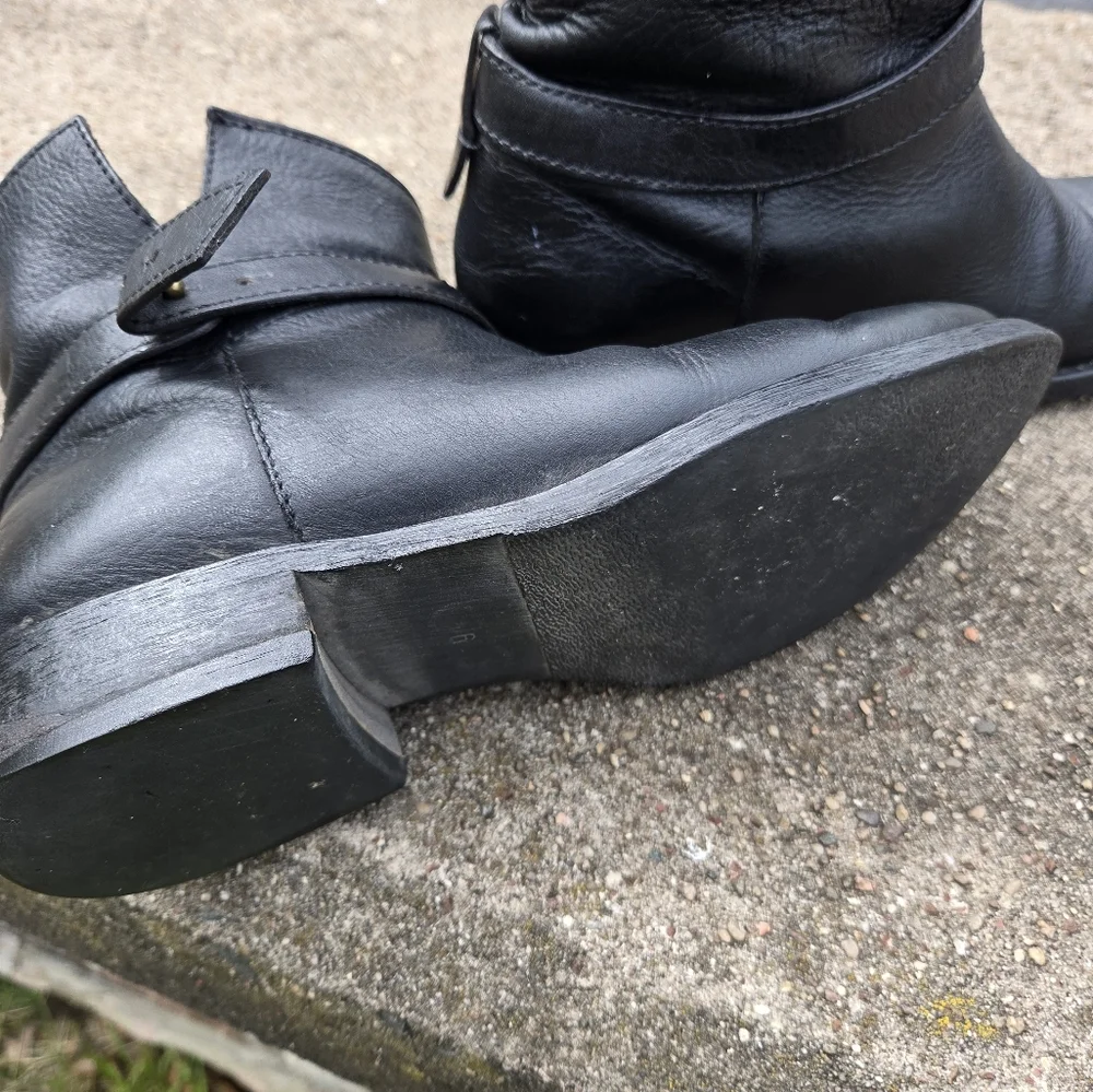 Madewell Black Leather Boots - Size 6 - Picture 7 of 7